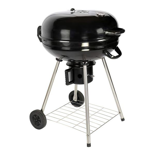 22-inch Basketball Outdoor BBQ Grill with Stainless Steel and Charcoal