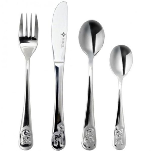 Cutlery Set 4 Piece Kids Safari Kc1 Eetrite - Kitchen Essentials