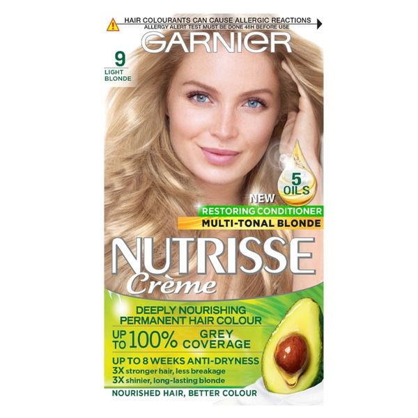 Garnier Nutrisse Permanent Hair Dye 9.0 Light Blonde