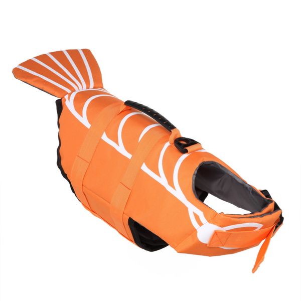 Dog Water Vest Life Jacket Adjustable Dog Life Jacket for Water Safety - L