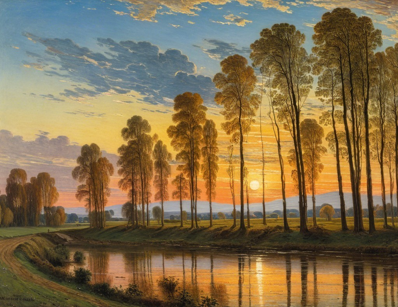 Modern Canvas Wall Art Home Decor - Poplars