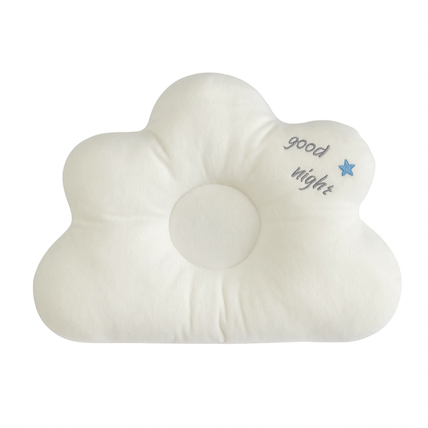 Ergonomic Cloud-Shaped Baby Pillow for Head Support