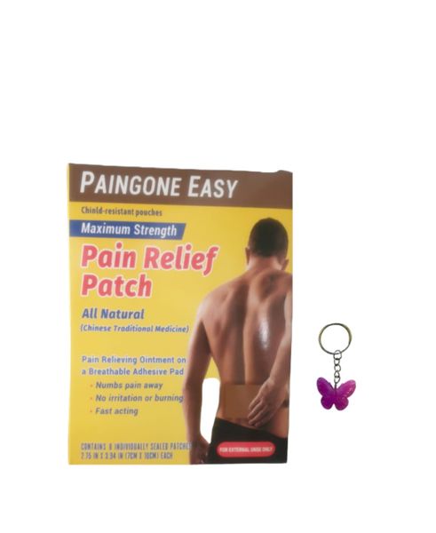 Paingone Easy Pain Relief Patch And Pain Relief Patch &amp; Keyring