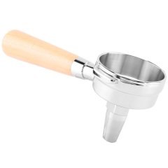 Tea Portafilter with Wooden Handle and Suit 58mm Coffee Machine