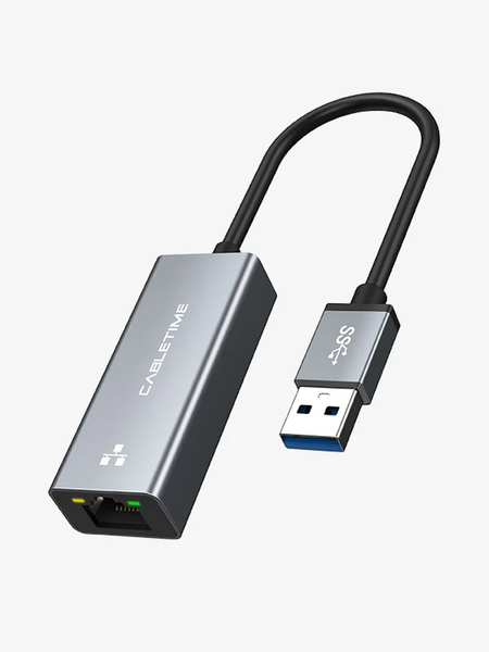 CABLETIME USB 3.0 to Gigabit Ethernet Adapter 1000Mbps RJ45