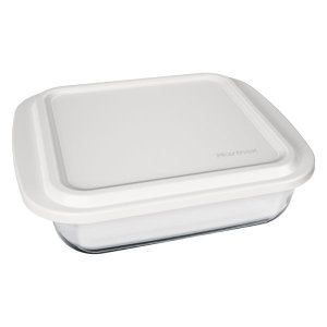 Marinex Square Roaster with Plastic Lid, 1.1 lt - 212x188x52mm