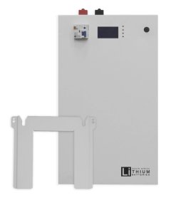 LBSA 51.2V 104Ah 5.3kWh LiFePO4 Lithium Ion Wall Mount Solar Battery - White
