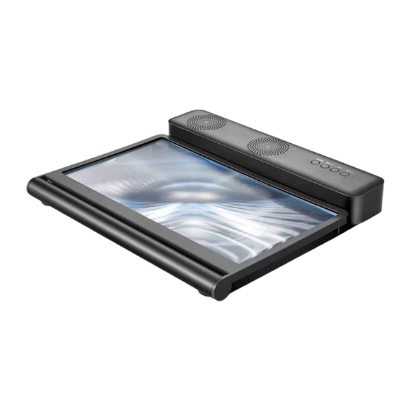 12" Mobile Phone Screen Amplifier- Foldable Magnifier with Built-in Speaker