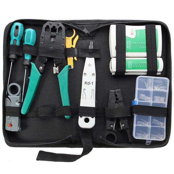 BIMIX Network Cable Tester Tool Kit 19 Piece Set