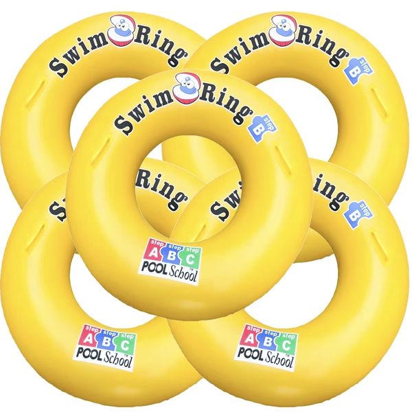 Set of 5 Swimming Rings for Children &amp; Adults