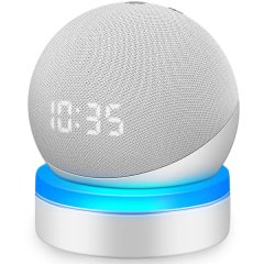 5th Generation Alexa Dot Smart Speaker RGB LED Lighting White Standard