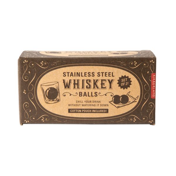 Stainless Steel Whiskey Balls S/2