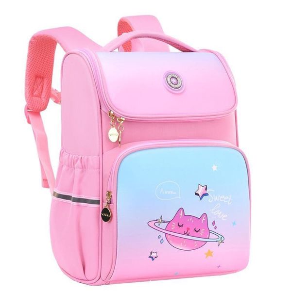 New Primary School Backpack - Pink Galaxy