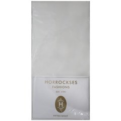 Horrockses - 200TC Fitted Sheet - White