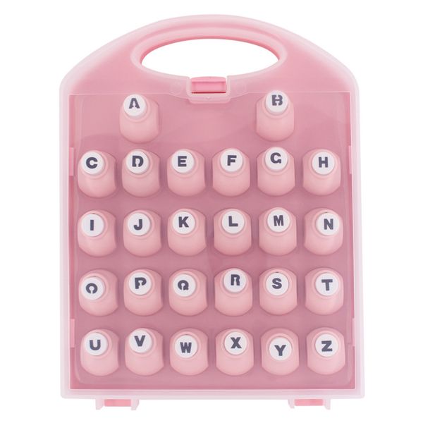 Craft Scrapbooking Miniature Alphabet Punch Letter Cutting Jumbo Set