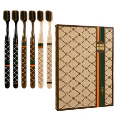 Luxury Ultra-Fine Neutral Bristle Wide-Head Printed Toothbrush