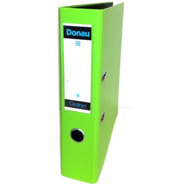 Donau Lever Arch File A4 75mm - Lime Green