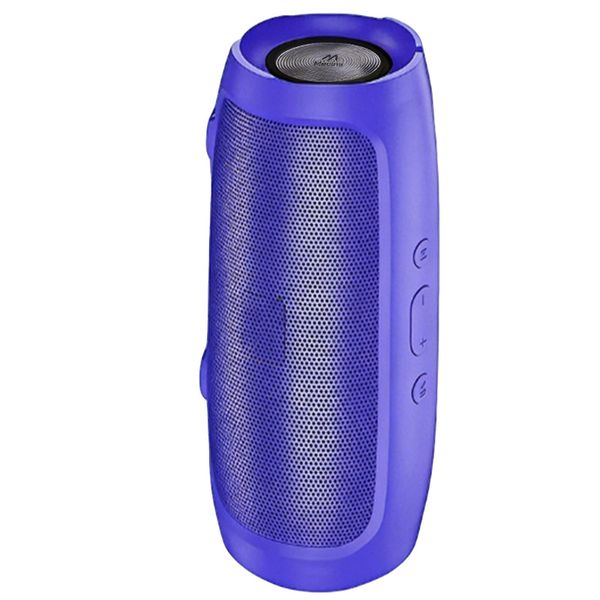 Portable Bluetooth Speaker Blue 6W Dual Speakers FM Radio
