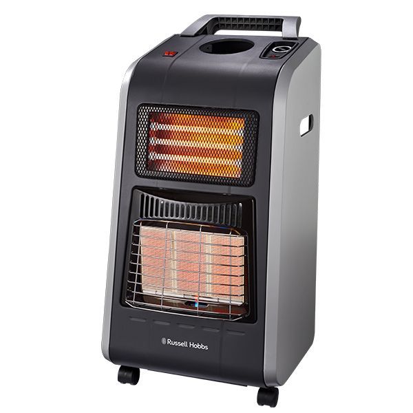 Russell Hobbs 3 Panel Gas &amp; Quartz Heater - RHGQH03