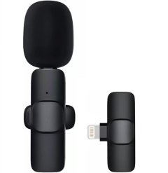 K8 Wireless Lavalier Microphone for iPhone Plug-Play Vloggers