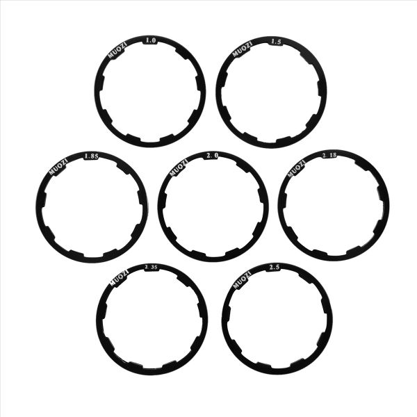 7-Piece/Set Bike Hub Washer for Road Flywheel Spacer