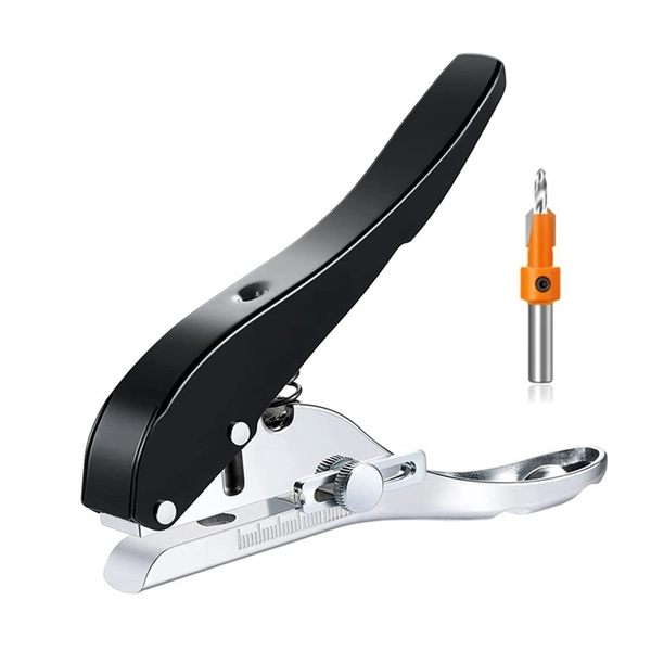 Single Hole Punch 5/16 Inch-8mm Heavy Duty Hole Puncher Paper Punch Portabl