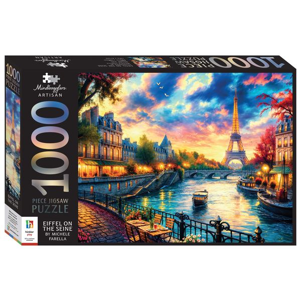 Mindbogglers Artisan 1000 Piece Eiffel on the Seine jigsaw