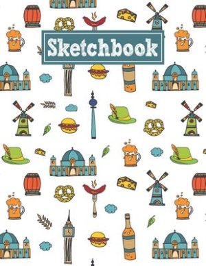 Sketchbook: 8.5 x 11 Notebook for Creative Drawing and Sketching Activities with Berlin Germany Themed Cover Design