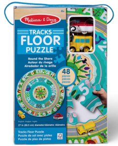 Melissa &amp; Doug Round The Shore Tracks Floor Puzzle (48 Piece)