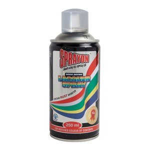 Sprayon Crystal Clear Lacquer Spray Paint (250ml)