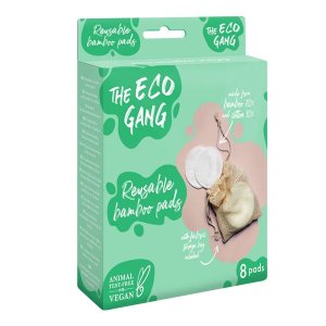 The Eco Gang Reusable Bamboo Pads - 8 Pcs