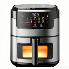 10 in 1 Smart 15L Air Fryer with Digital Touch &amp; Viewing Window - Black