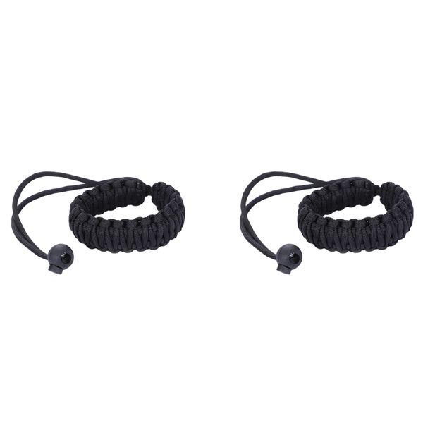 2X Hand Strap Grip For Nikon Canon Sony Pentax Slr Dslr Black