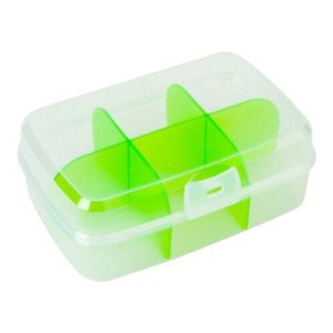 Tea Box 6 Division 21X13.5X8.5Cm Rectangular Bpa Free