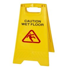 FI- Plastic WET FLOOR Caution Standing Board