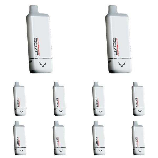 UZOQ Nevoks Bar 20MG 10k Puffs Disposable Vape - Grape Apples (Pack of 5)