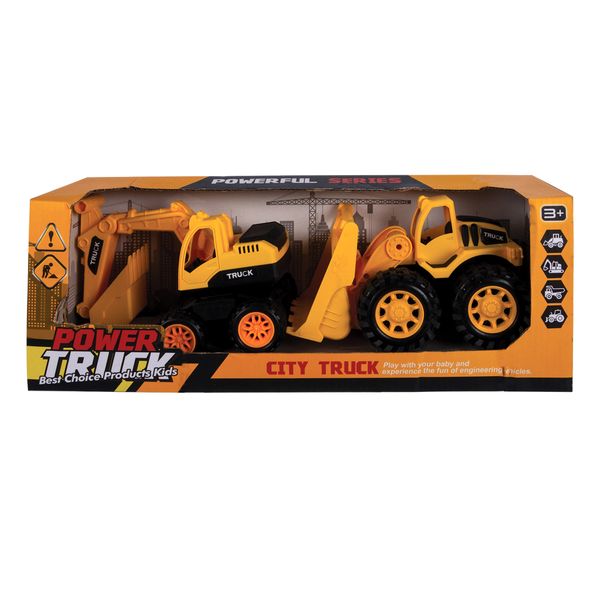 Toy Construction Truck Play Set of 2