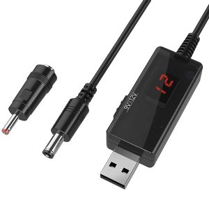 USB Cable DC 5V Boost to 9V 12V Voltage Converter Power Line
