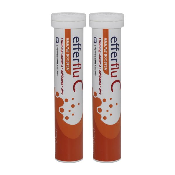 Efferflu C Immune Booster 20 Effervescent Tablets x 2