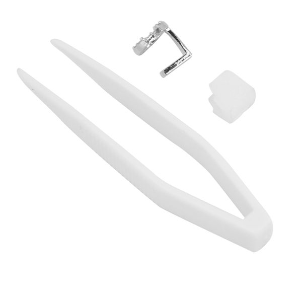 Silver Hip Hop Tooth Letter C Decor