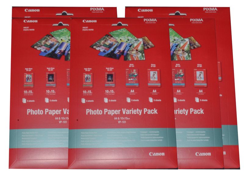 Photo paper variety pack 101-5 pack
