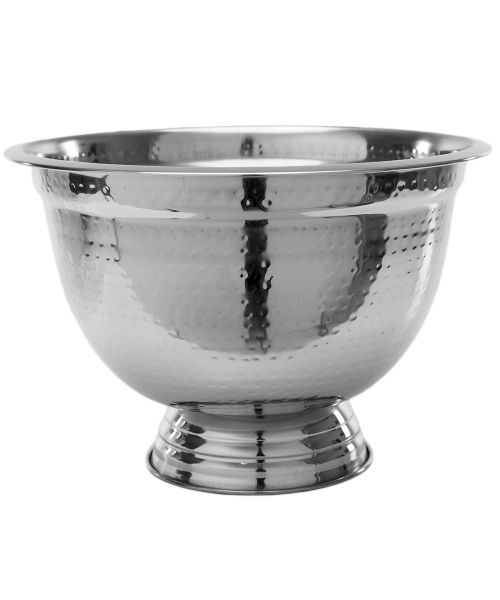 George &amp; Mason - Stainless Steel Bowl with Footed Hammered Design
