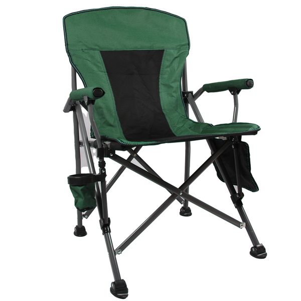 60X54x90cm Adult Folding Camping Chair With Bottle &amp; Phone Holders FX8217-2