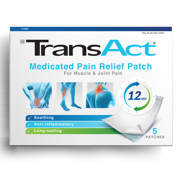 Transact 5s, Medicated Pain Relief Patches