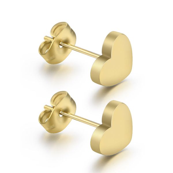 Earrings Simple Heart Stud Earrings for Women