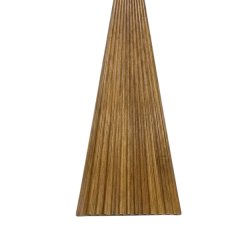 Golden Oak Fluted Wall Panel - 3D Wood Effect Decorative Cladding 1706