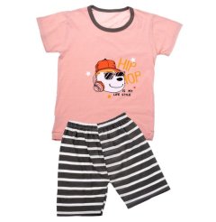 100% Cotton Summer Boys Monkey Pyjamas Set