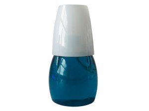 @Delights Tall Lamp Turquoise - White Shade - Set of 6
