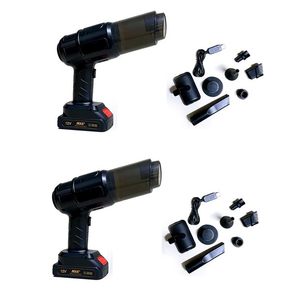 12V Lithium Battery Handheld Cordless Vacuum Cleaner 2-Piece