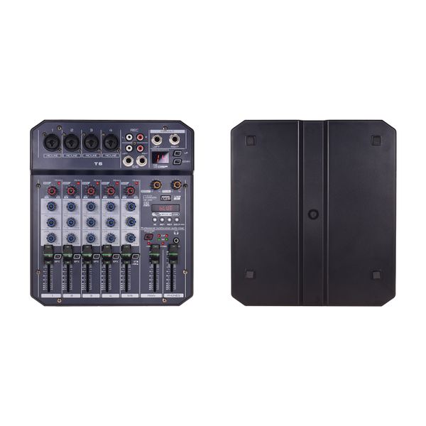 T6 6-Channel Mixer, 16 DSP, +48V, BT/MP3, Recording